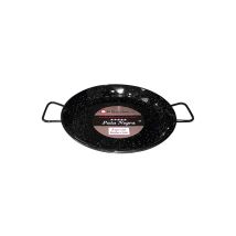 Garcima - Emaillierte Induktions-paellapfanne 42cm Schwarzes Bein Ideal
