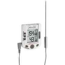 Dostmann 14.1503 Küchen-thermometer Ofen- Und Kerntemperatur, Mit Touchscreen, Mit Timer, Alarm - Tfa
