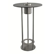 Mesa Alta Para Fumadores Diámetro 675 Mm Acero Inoxidable