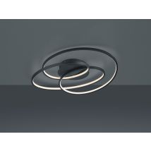 LED-Deckenlampe Gale – Dimmbar – Schwarz matt – 60 cm – 38,5 Watt – 3850 Lumen – IP20 – Ideal für Wohnzimmer, Flure, Schlafzimmer