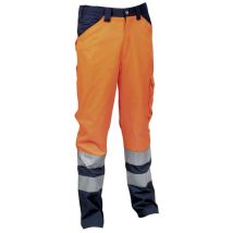 Cofra Warnschutzhose Mit Reflexstreifen Orange Xl