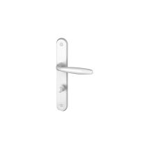 Alpertec Madison Poignée De Porte Aluminium Blanc Condamnation Sans Ressort De Rappel