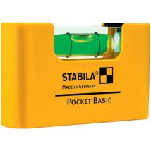 Stabila – Mini-nivel de bolsillo 7 cm – Precisión ± 1 mm/m – Plástico