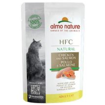 Almo Nature Hfc Natural 55g Beutel – Huhn Und Lachs 55g