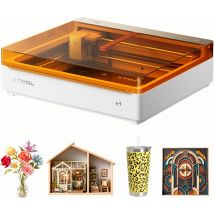 Xtool M2 10w Graveur Laser, Double Caméra Intégrée, Sécurité De Class 1, Machine De Gravure Laser Pour Bois, Acrylique, Stickers Diy Et Cadeaux 
