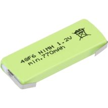 Hpe-f6-800 Batteria Ricaricabile Speciale Prismatica Linguette A Saldare A U Nimh 1.2 V 770 Mah - Mexcel