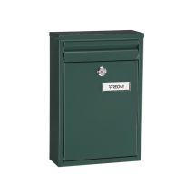 Arregui - Zaguán E5753 Buzón Exterior De Acero, Tamaño S (correo Din A5), Buzón De Pared Pequeño, Buzón De Correo Con Boca Trasera Recogecartas, Fácil