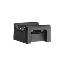 Panduit Hvtm-06-co Pack Of 100 M6 Screw-on Mounting Bases For Hyper-v Clips, Pa 6.6, Black Uv
