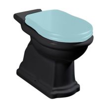 Salle De Bains 38,5x72cm, S-trap, Mat Noir