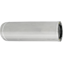 Dk - Tubo De Acero Inoxidable 316l De Doble Pared - Longitud 1m - Diámetro Interior 130mm - Diámetro Exterior 180mm
