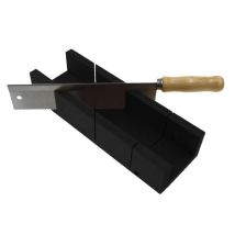 Caja de ingletes PVC – Cortes precisos 90° y 45° – Herramienta de carpintería