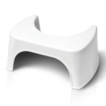 Tabouret Physiologique De Toilette Wellcare En Plastique Blanc