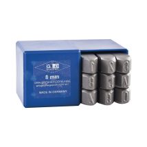 Schlagzahlen Stanzset Din7353 Zahlenstanzer Schlagstempel 0-9 Schrifthöhe 8 Mm