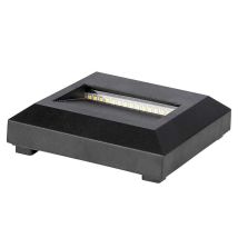 Vtac - V-tac 2w Quadratische Led-stufenleuchte, Deckenmontage, Schwarz, Naturweiß, Ip65