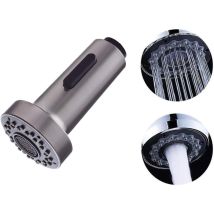 2 Modi Küchenarmaturkopf Duschkopf Ersatz, Universal G1/2 Wasserhahnkopf Dusche, Duschkopf Für Ausziehbare Küchenarmatur (gebürstetes Nickel)
