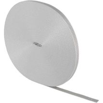 Schellenberg 11431 Cintino Per Tapparelle Avvolgibili 18 Mm X 50 M - Sistema Maxi, Cinghia Tapparella Grigio