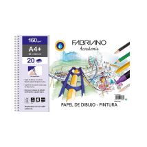 Bloc Dib.pintura Fabriano A4+ 20h Liso - Pack De 5 Unidades