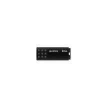 Goodram UME3 USB-Stick 64 GB – USB 3.2 Gen 1 – Lesegeschwindigkeit 60 MB/s – Schreibgeschwindigkeit 20 MB/s – Schwarz
