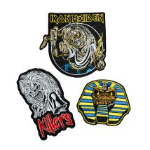 Iron Maiden Heat Sticker Clothing Patches - Set De 3 Sticker Für Kleidung - Accessoire Militärrucksack, Crossfit-rucksack, Rockerkostüm - Iron Maiden 