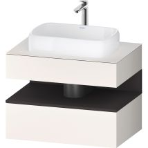 Duravit – Mobile sotto lavabo Qatego, 1 cassetto, 800mm larghezza, 550mm profondità, 600mm altezza, truciolato ad alta densità