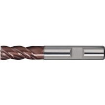 Tecwerk Schaftfräser Din 6527l Typn D.6mm Einsatz-l.20mm Vhm Tialn Hb Z.4 Lang Tecwerk