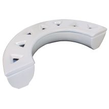 Humidificador De Ambiente Cerámico Metrox (para Chimenea + Horno, Contenido 450 Ml, Color Blanco Crema, Humidificador Semicircular) 19994
