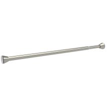 Ausziehbare Gardinenstange Zwischen Wänden, 120-210 Cm, 20 Mm Durchmesser, Nickel Cessot