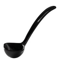 Capacidad Del Cucharón De Salsa De Melamina 0,4 L, Longitud 170 Mm, Color Negro Hendi 563649