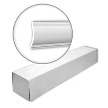 Profhome Decor – Set di modenature Neoclassiche – 12 pezzi – Lunghezza totale 24m – Colore bianco – Poliuretano espanso rigido