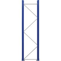 Telaio per scaffali per palette blu – 591764 – Eurokraft Pro – 70mm, 4 livelli, 2000kg