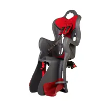 Seggiolino Per Bici Posteriore Bellelli "b-one" Attacco Al Portapacchi Grigio Scuro, Portata Massima 22 Kg