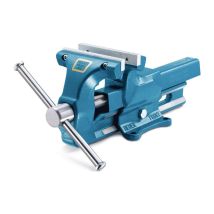 Heuer - Mordaza Delantera De Tornillo De Banco Paralelo Ancho 160 Mm Ancho De Sujeción 225 Mm Mordazas Intercambiables