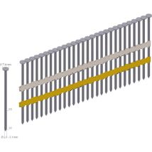Rk31/90bk Chiodi A Striscia Con Testa Tonda Tipo Rk 3000 Pz. - Prebena