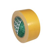 Doppelseitiges Klebeband 50mm x 25m – Gewebeträger – Temperaturbeständigkeit –20 °C bis +70 °C