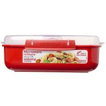 Sistema - Tazze Per Zuppa Da Microonde, Plastica, Colori Assortiti, 656ml