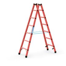 Vollkunststoff Sprossenstehleiter Efa B 41256 1,88m Zarges