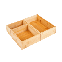 Aufbewahrungsboxen Aus Bambus, 3er Set 3 Versch. Größen