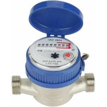 Contatore Acqua Fredda 15mm 1/2' Misuratore Di Portata Acqua Per Giardino E Casa - Xvx