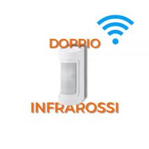 Optex - Sensore Esterno Wireless Doppio Pir 12m 90° - Vxs-ram (w)
