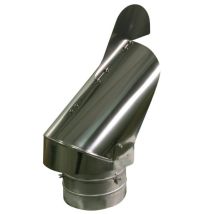 Conception À Ailettes De Chapeau De Cheminée De 200 Mm Pour Une Extraction D'Air Anti-refoulement Des Fumées