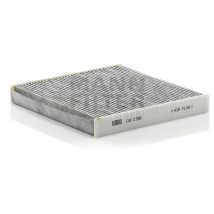 Innenraumfilter CUK2358 – Aktivkohle – 224mm – 234mm – 30mm – MANN + HUMMEL
