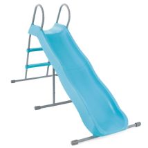 Scivolo Per Bambini 3-10 Anni Azzurro Cm.196x84x119h. - Cm.196x84x119h. - Peso Kg.16,9 (44106)