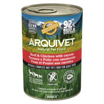 Arquivet, Pâtée Pour Chien Au Bœuf Et Au Poulet, 400 G