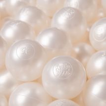 Kiddymoon Plastikbälle 6cm Perle 300/6cm Spielzeugball-set
