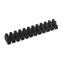 Striscia Di Connessione 12 Contatti 16amp 10mm Nero