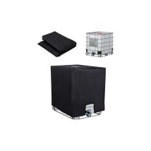 Bache Pour Cuve 1000l Ibc, Bache De Reservoir D'Eau, Anti-uv Anti-poussière Recuperateur D Eau De Pluie Bouchon, Bâche De Protection Container Cuve 