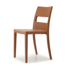 Scab Design - Sedia Sai Colorata Per Esterni/interni Confezione Da 6 Pezzi Terracotta