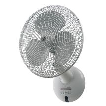 Vortice Wandventilator Gordon – Neigbarer Kopf – Automatische Oszillation – 3 Geschwindigkeiten – Infrarot-Fernbedienung – 60643