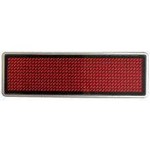 Sertronics - Shenzhen Lesun Led-namensschild Rot 44 X 11 Pixel (b X H X T) 93 X 30 X 6 Mm 125906