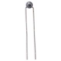 NTC-Widerstand K164NK015-10 – 15 kΩ – Temperaturbereich -55...+125 °C – Durchmesser 5,5 mm – Rastermaß 5,0 mm